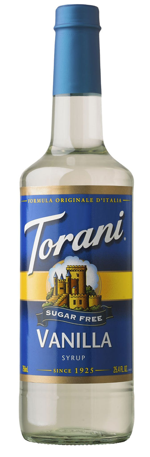 Torani Sugar Free Vanilla Syrup, 750ml - Java Estate Roastery