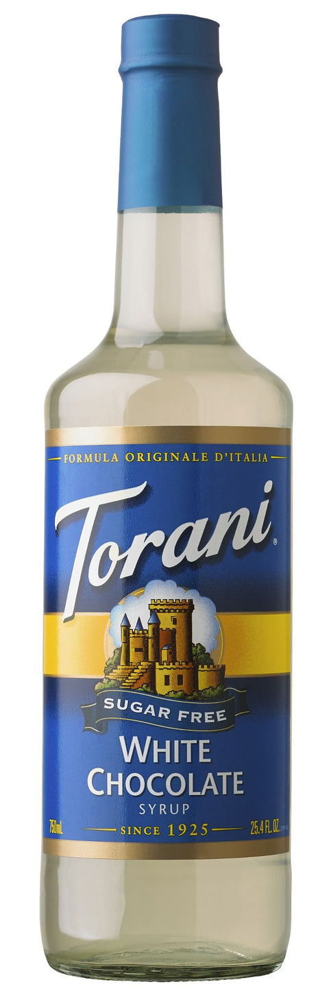 Torani Sugar Free White Chocolate Syrup, 750ml - Java Estate Roastery