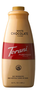 Torani White Chocolate Sauce, 64 oz - Java Estate Roastery