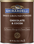 Ghirardelli Sweet Ground Chocolate & Cocoa Powder, 3 lb Canister - Java Estate Roastery